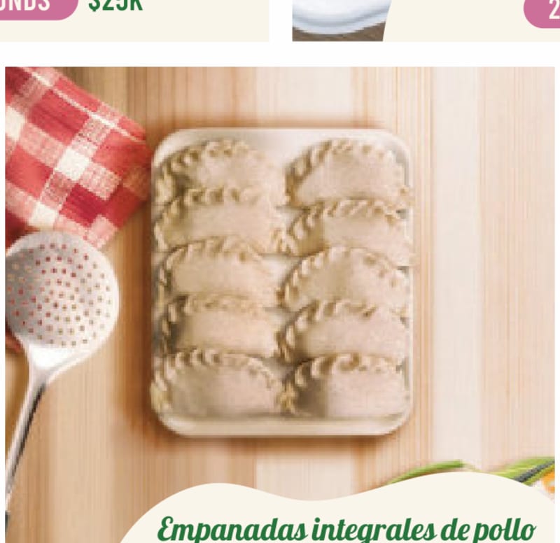 Empanadas Integrales de Pollo